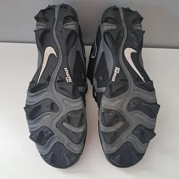 Nike Alpha Menace 3 Shark Football Black Cleats Men's 11 - Picture 6 of 8